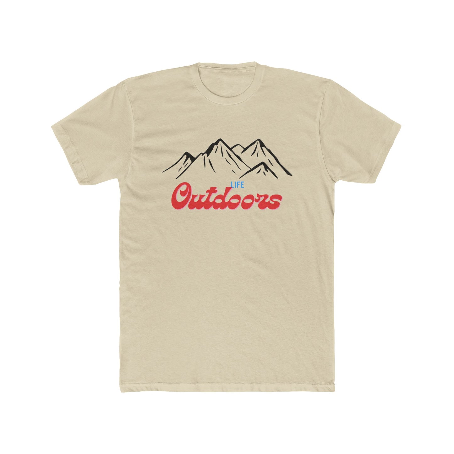 Adventure Awaits Cotton Crew Tee - Perfect for Outdoor Lovers