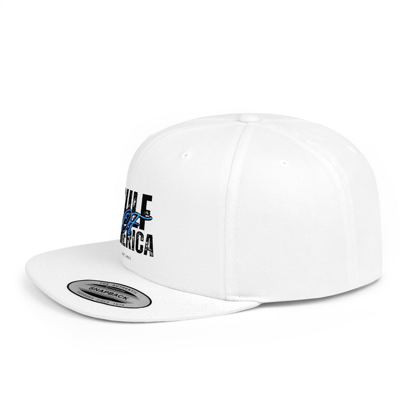 Graphic Flat Bill Snapback for Casual Vibes, Gift for Dads, Birthdays, Streetwear, Cool Accessories, Outdoor Events