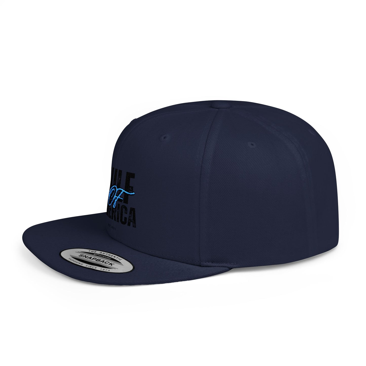 Graphic Flat Bill Snapback for Casual Vibes, Gift for Dads, Birthdays, Streetwear, Cool Accessories, Outdoor Events
