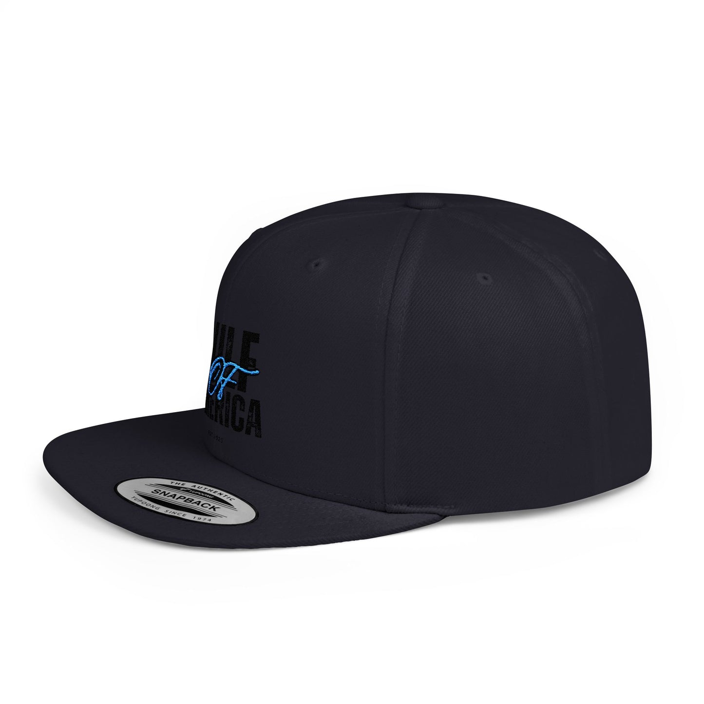 Graphic Flat Bill Snapback for Casual Vibes, Gift for Dads, Birthdays, Streetwear, Cool Accessories, Outdoor Events