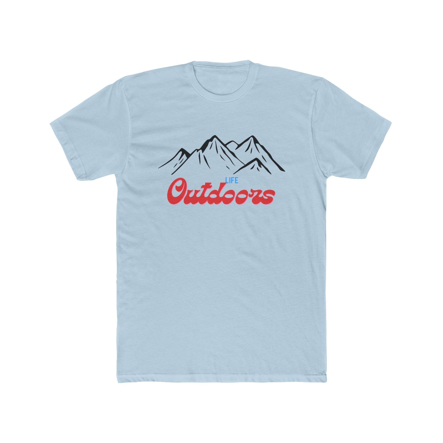 Adventure Awaits Cotton Crew Tee - Perfect for Outdoor Lovers