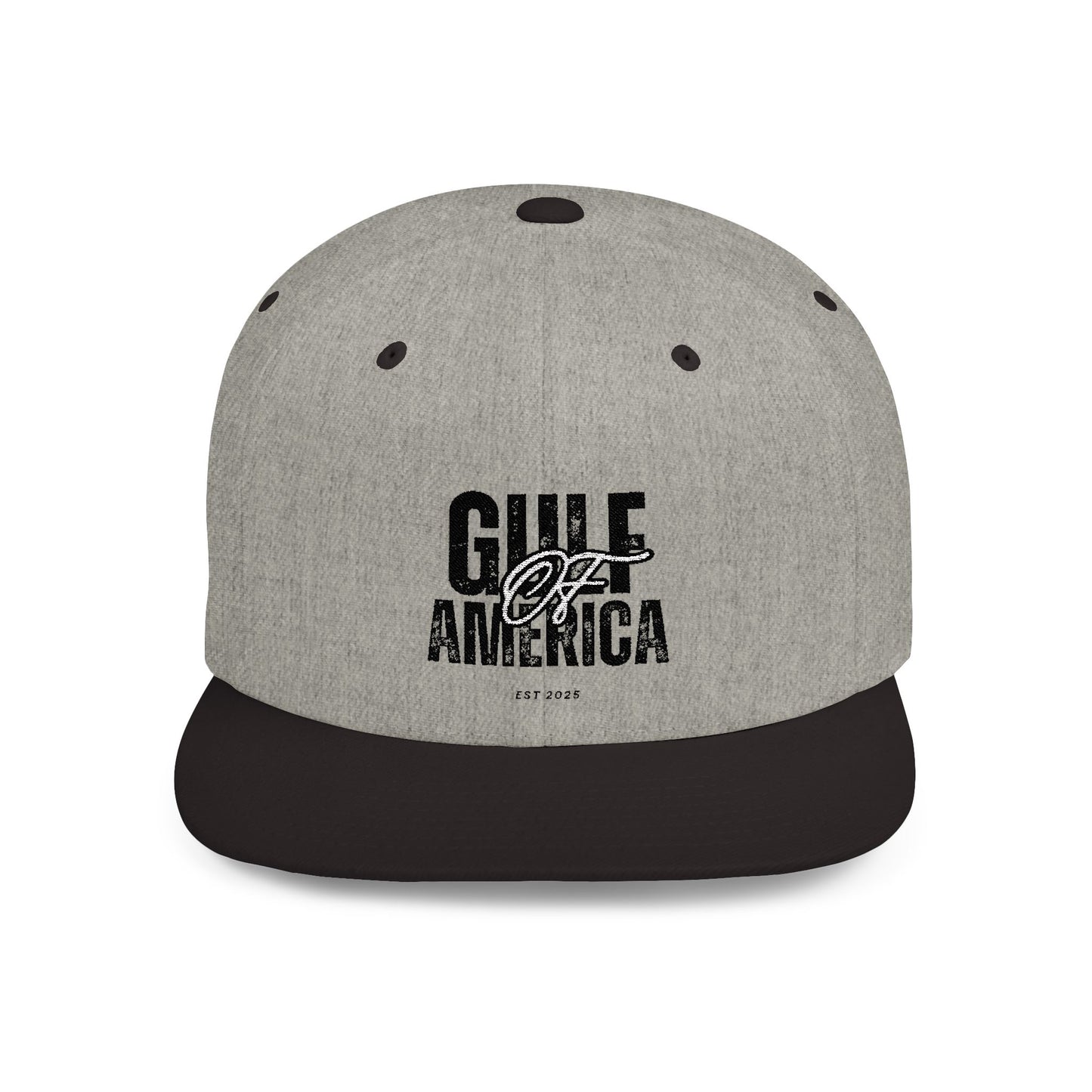 GILE of America Flat Bill Snapback Hat, Trendy Cap for Casual Wear, Gift for Enthusiasts, Perfect for Summer Events, Adjustable Baseball Hat