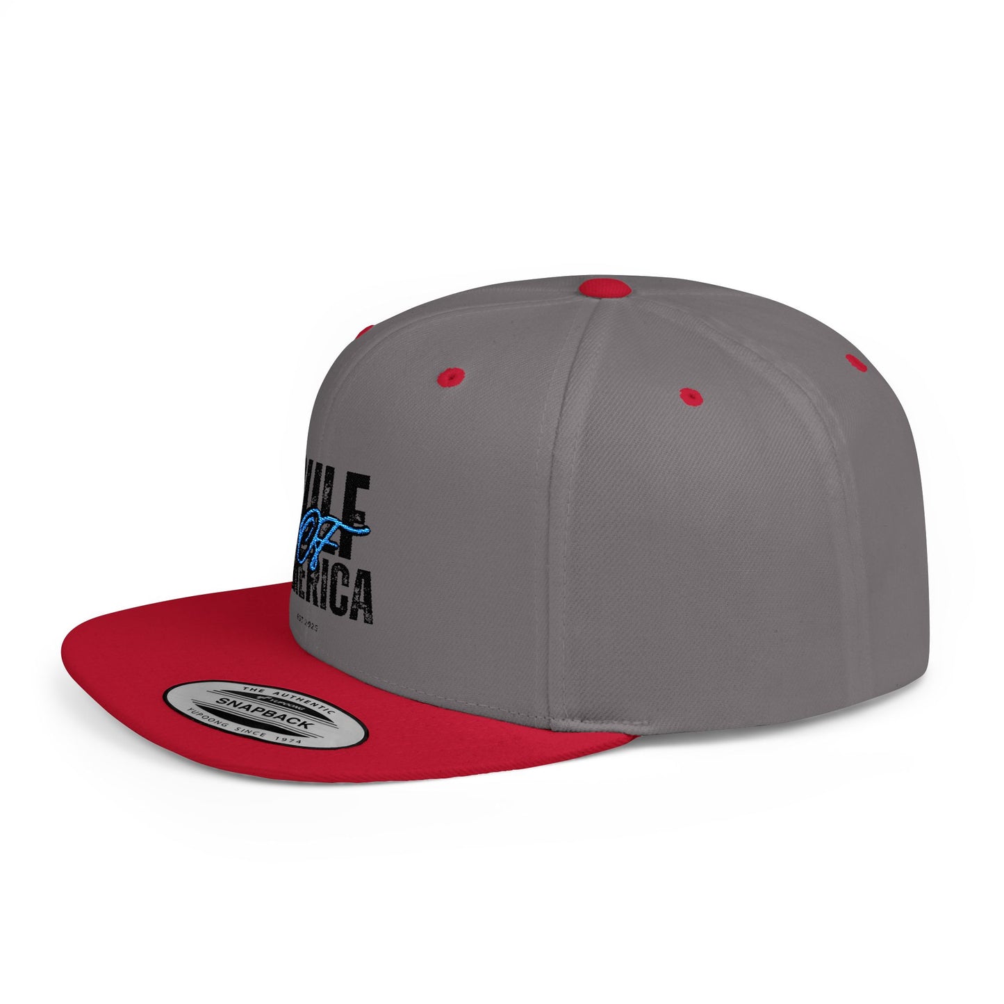 Graphic Flat Bill Snapback for Casual Vibes, Gift for Dads, Birthdays, Streetwear, Cool Accessories, Outdoor Events