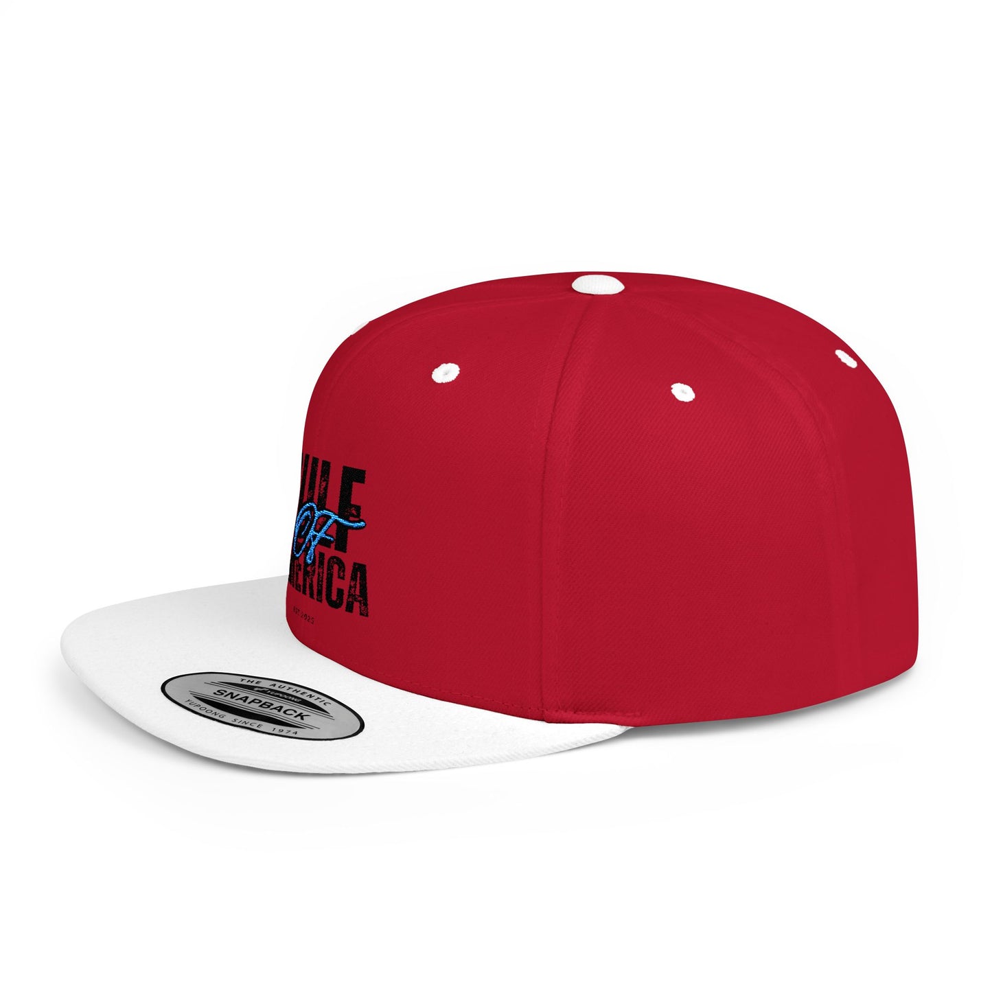 Graphic Flat Bill Snapback for Casual Vibes, Gift for Dads, Birthdays, Streetwear, Cool Accessories, Outdoor Events