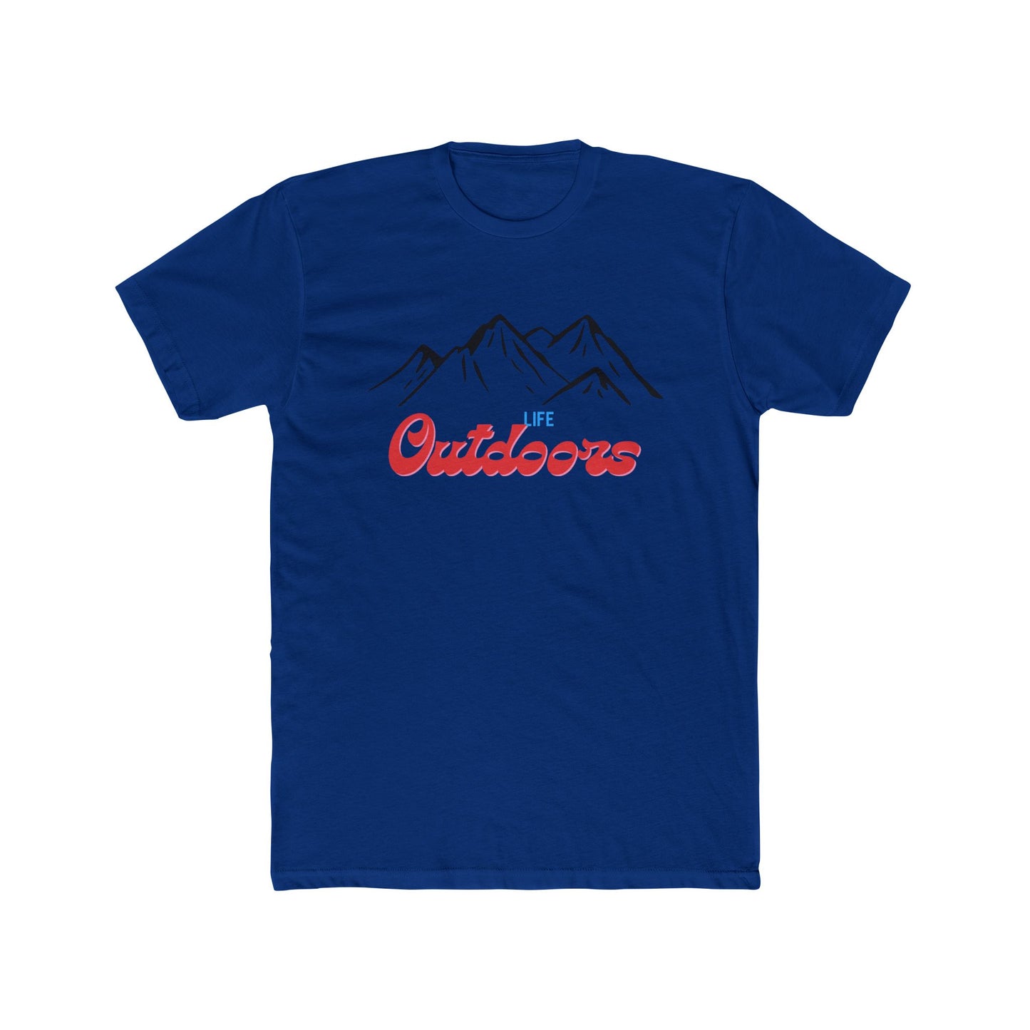 Adventure Awaits Cotton Crew Tee - Perfect for Outdoor Lovers