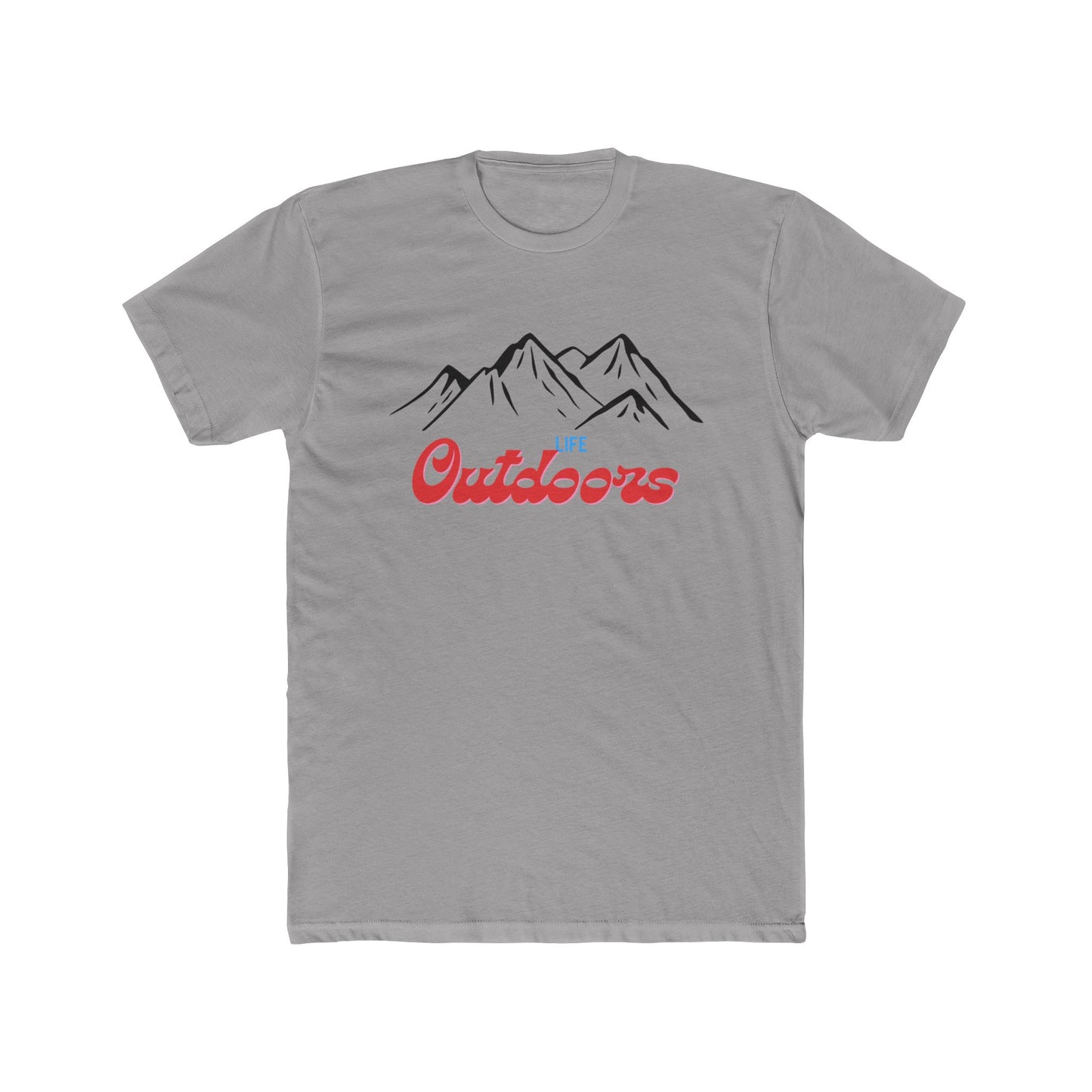 Adventure Awaits Cotton Crew Tee - Perfect for Outdoor Lovers