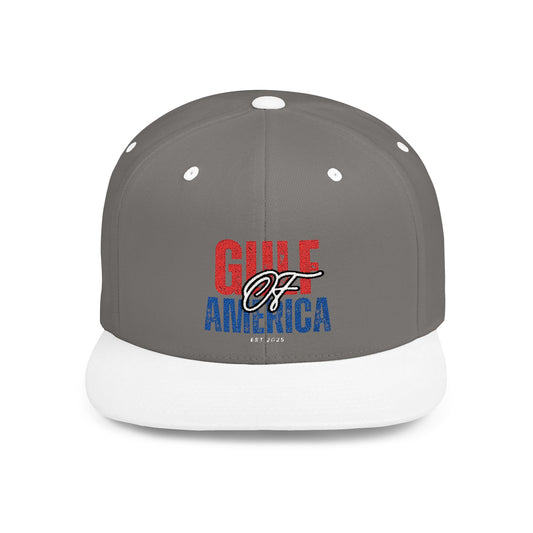 Patriotic Flat Bill Snapback - Perfect for BBQs, July 4th, and Everyday Style, Gift for Dad, USA Pride Cap, Casual Wear, Festivals