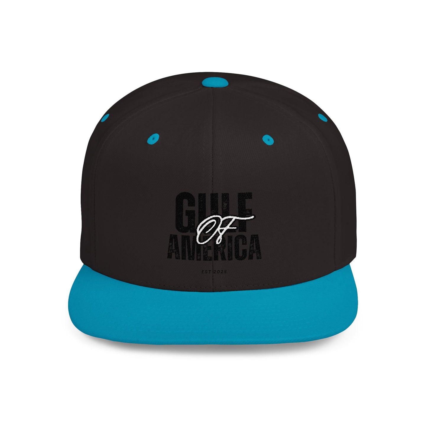 GILE of America Flat Bill Snapback Hat, Trendy Cap for Casual Wear, Gift for Enthusiasts, Perfect for Summer Events, Adjustable Baseball Hat