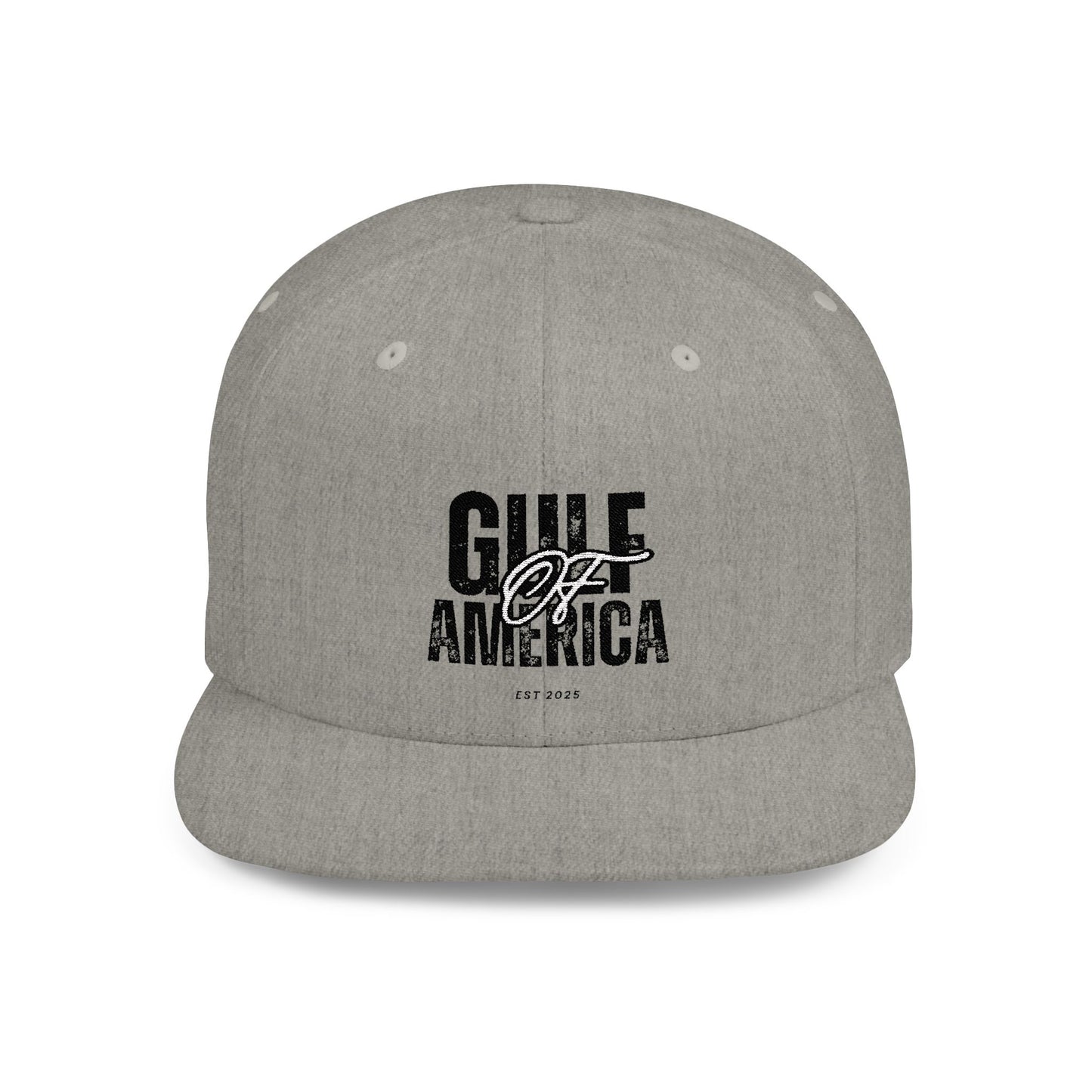 GILE of America Flat Bill Snapback Hat, Trendy Cap for Casual Wear, Gift for Enthusiasts, Perfect for Summer Events, Adjustable Baseball Hat