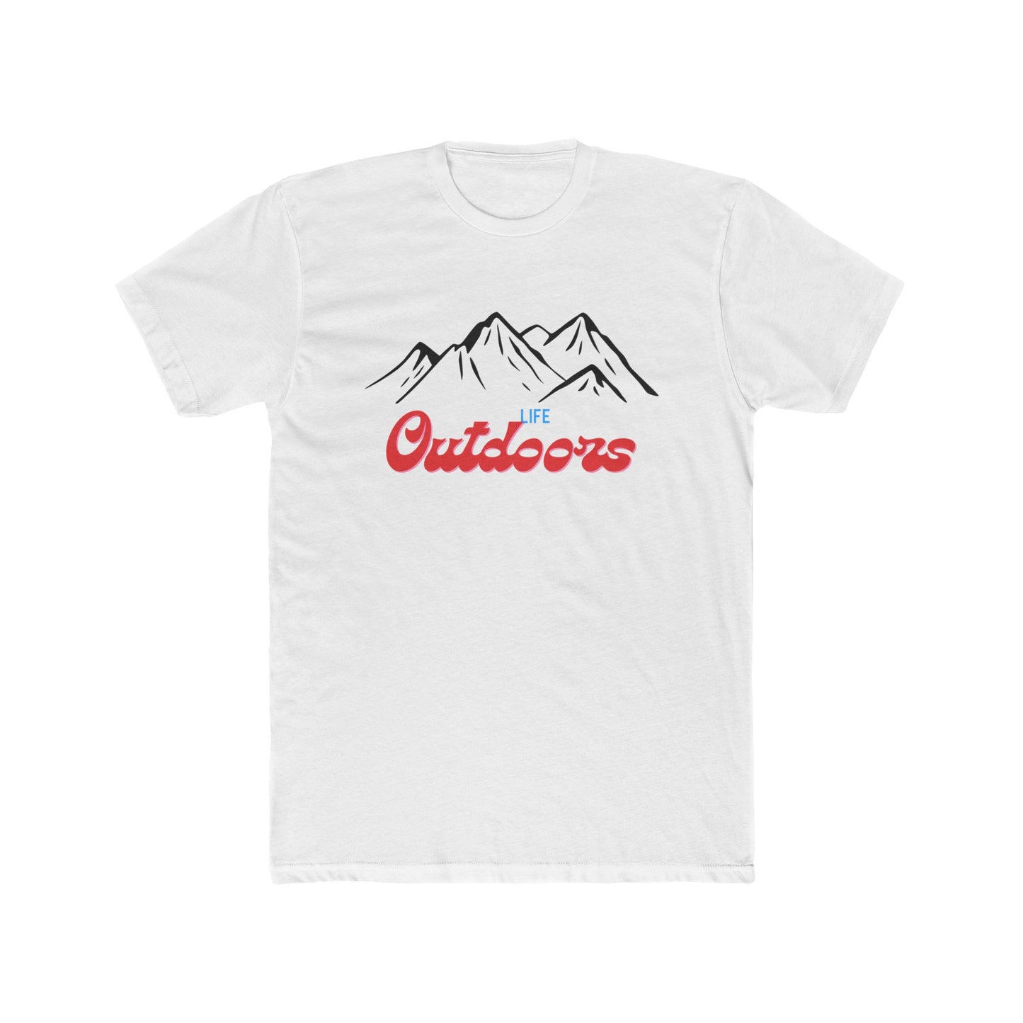 Adventure Awaits Cotton Crew Tee - Perfect for Outdoor Lovers