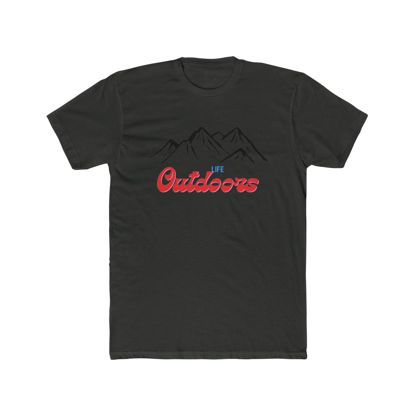 Adventure Awaits Cotton Crew Tee - Perfect for Outdoor Lovers