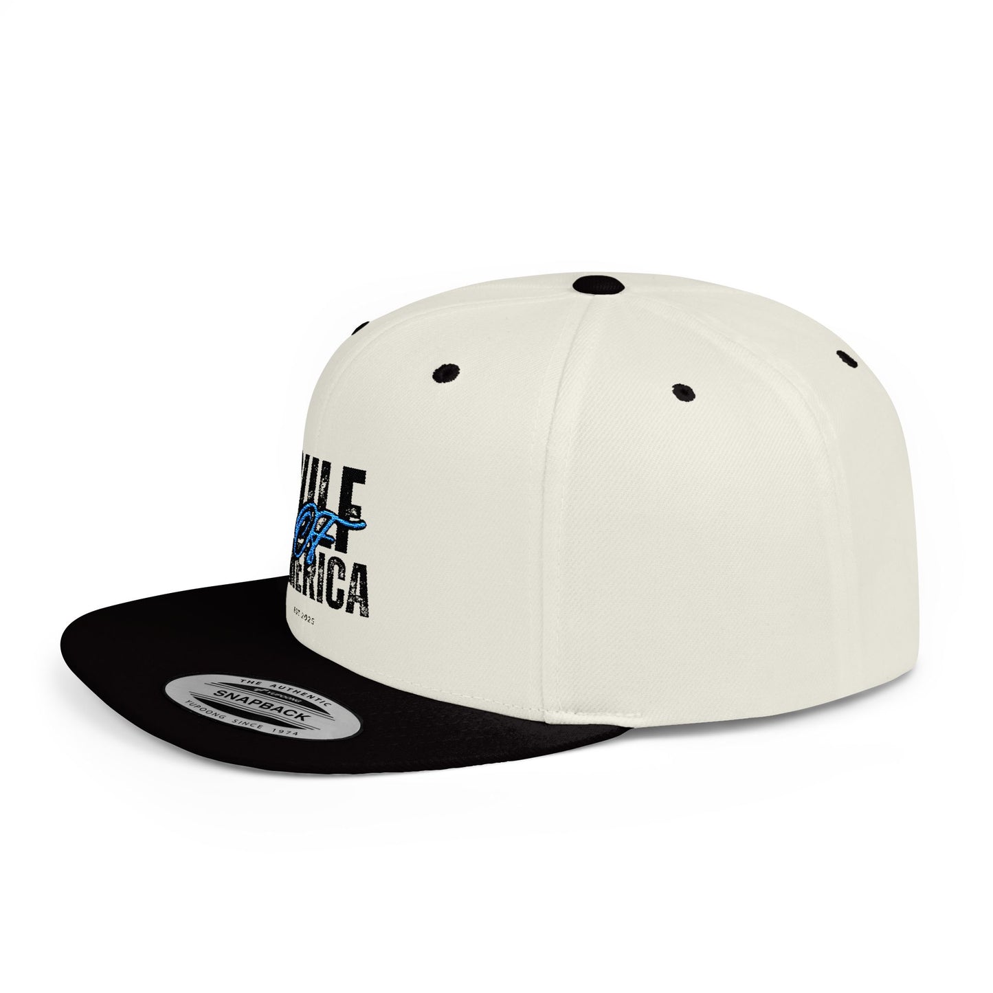 Graphic Flat Bill Snapback for Casual Vibes, Gift for Dads, Birthdays, Streetwear, Cool Accessories, Outdoor Events