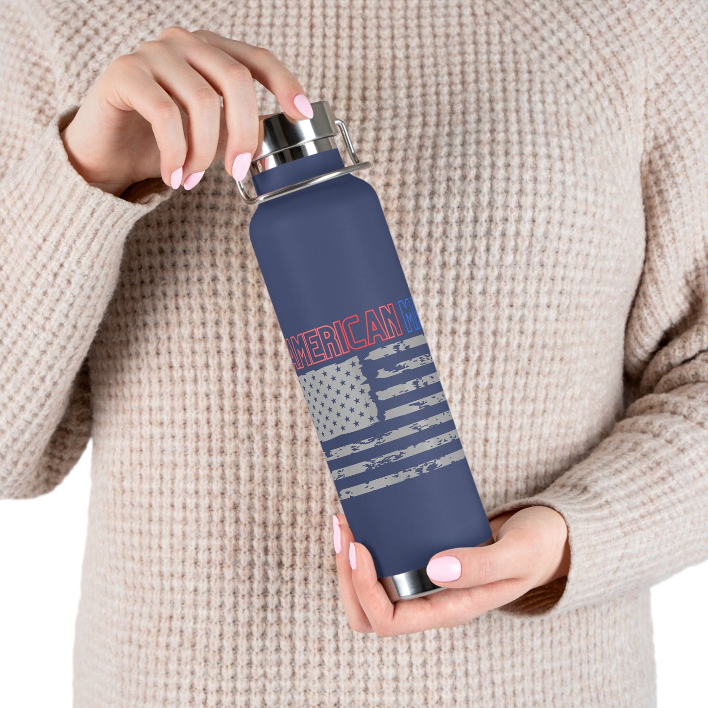Copper Vacuum Insulated Bottle, 22oz